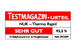 [Translate to Français:] Germany 2009: Very Good – NUK Baby Food Warmer  Thermo Rapid