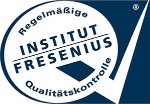 [Translate to Français:] Logo of the independent German Fresenius Institute