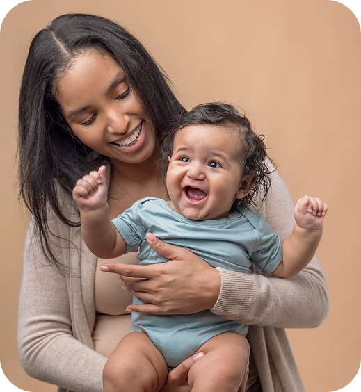 [Translate to French (Reborn):] Mother with Baby