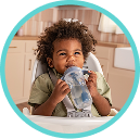 [Translate to French (Reborn):] Baby with Learner straw