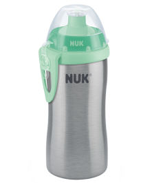 Turquoise NUK Junior Cup 215 ml Acier inoxydable de qualité supérieure Durable et hygiénique 