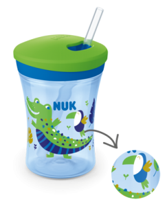 NUK Action Cup 230ml avec effet caméléon