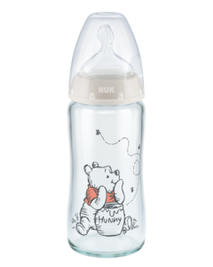 Biberon en verre NUK Disney Winnie l‘Ourson First Choice Plus avec Temperature Control