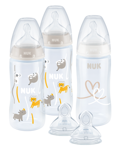 NUK 2 Tétines Nature Sense Silicone Anti-Colique 6-18 mois Perçage L -  Kadisse