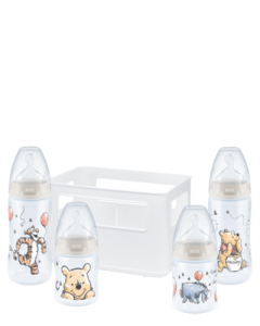 NUK Disney Winnie l’Ourson First Choice Plus Starter Set avec Temperature Conrtrol