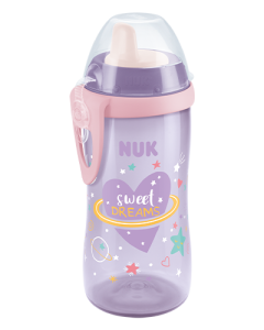 NUK Kiddy Cup Night 300ml avec bec verseur robuste