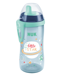 NUK Kiddy Cup Night 300ml avec bec verseur robuste