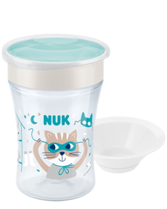 NUK, Tasse avec paille et bec verseur, Apprendre à boire seul