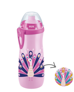 Nuk Biberon D'apprentissage 150 Ml Avec Embout Anti-fuite Coeur