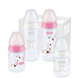 Set De Biberons NUK First Choice+ - 2x150 Ml + 2x300 Ml, Tétine Silicone Anti-coliques - 5