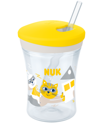Nuk Action Cup Avec Paille 12M+ Fille 230ml