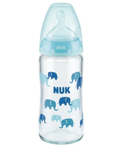 NUK First Choice Plus Set en verre avec tétines en latex