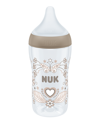 Tétines Biberon NUK Perfect Match 6+ Mois - Silicone Sans BPA - Système Anti-Colique - Lot De 2