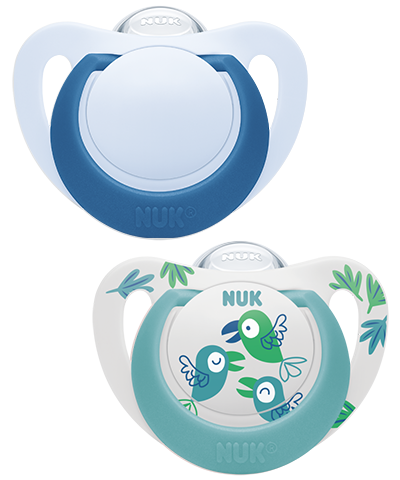 Nuk Star Night & Day Sucette pour bébé, 0-6 mois, Sucettes  phosphorescentes, Silicone sans BPA, Koala bleu, 2 pièces : : Bébé  et Puériculture
