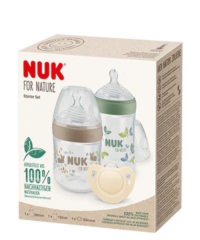Nuk For Nature Sucette Latex Naturel 0 - 6 mois - Forme physiologique