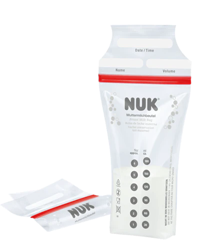 Sachet pour lait maternel NUK 25 pièces, 180ml