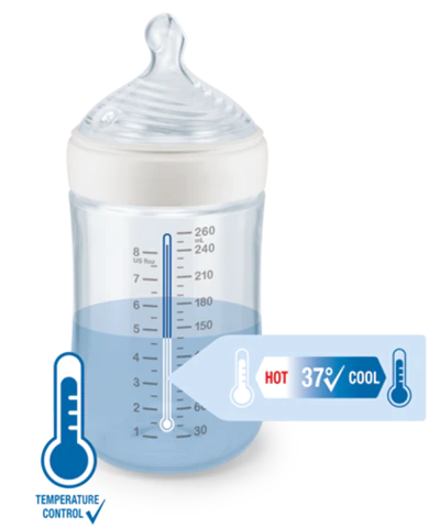 Biberon NUK Nature Sense avec Temperature Control